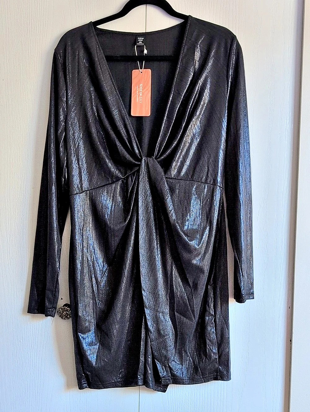 SHEIN Curve Black Tunic 1XL NWT